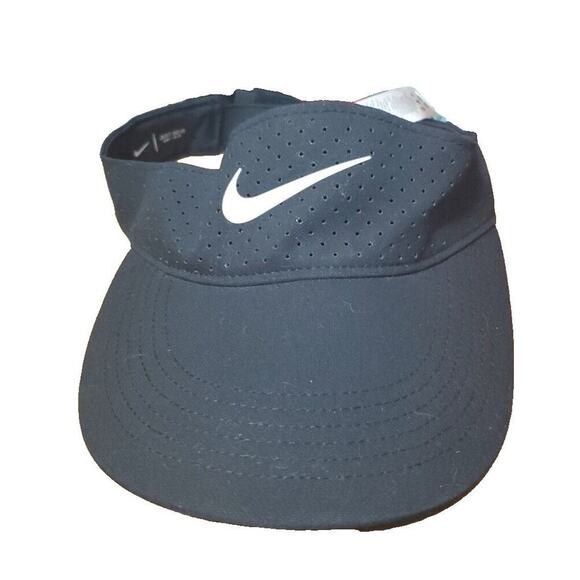 Nike Dri-Fit AeroBill Featherlight Visor Just Do It AV6960-010 - Picture 1 of 6